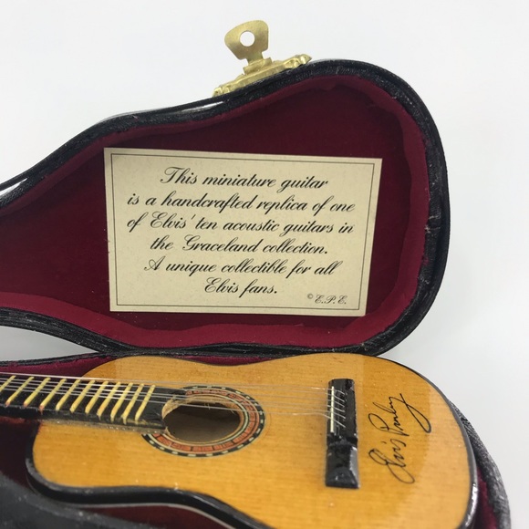 Vintage Graceland Elvis Mini Guitar Replica - Picture 4 of 8